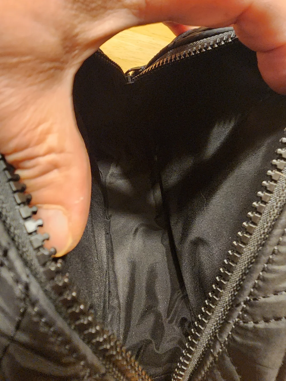 kate spade black quilted cosmetic case